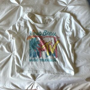 Etsy graphic cropped t shirt